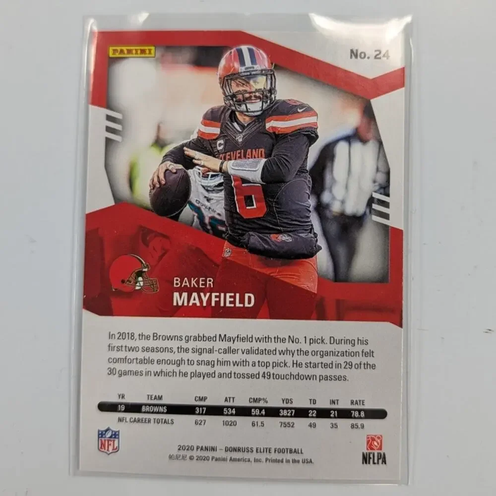 Baker Mayfield 2020 Donruss Elite Football #24 Browns NFL Panini